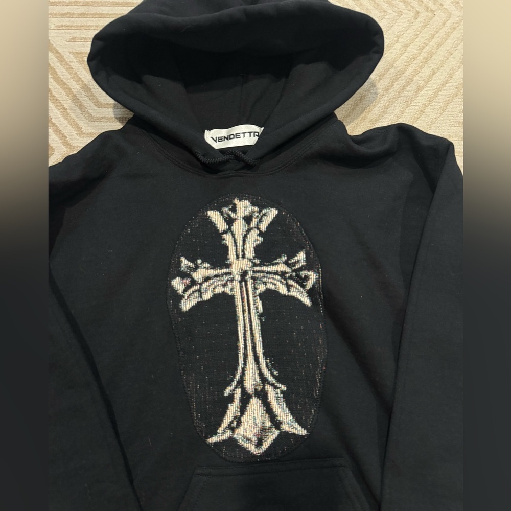 Vendetta archive cross Black Hoodie 
never worn
size s - Picture 2 of 4